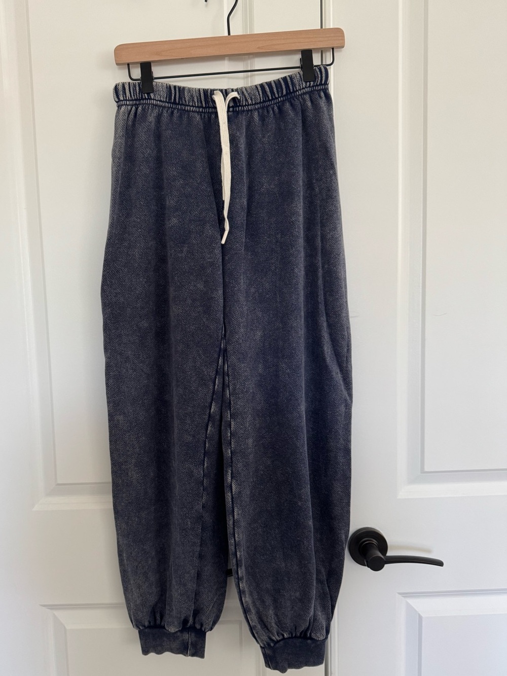 aerie washed blue Drawstring Joggers